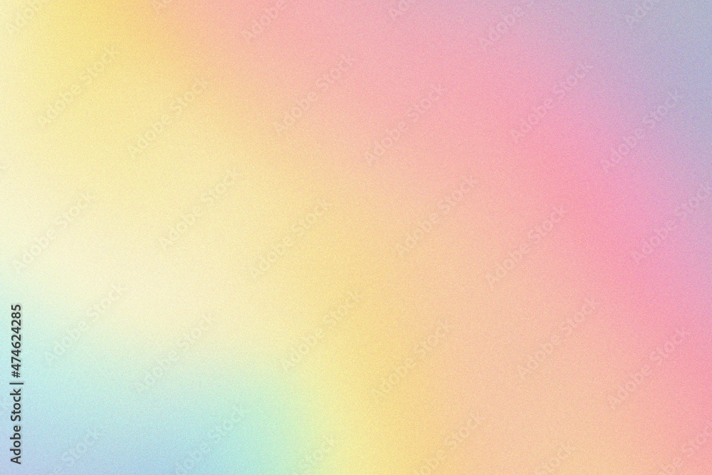 Poster abstract pastel holographic blurred grainy gradient background texture. colorful digital grain soft 