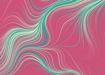 Abstract Perlin Noise Geometric Pattern generative computational art illustration