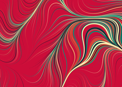 Abstract Perlin Noise Geometric Pattern generative computational art illustration