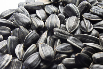 sunflower seed, grain pods, close-up oil production, seeds background vegetable oil, oil plants.