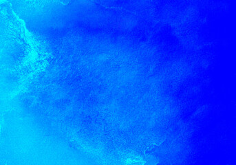 Fototapeta na wymiar Hand drawn abstract blue watercolor background 