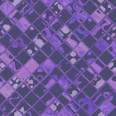 Seamless abstract diagonal pattern. Violet tiles. For textile and surface design.