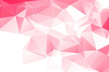 Abstract Red Geometric Polygonal background