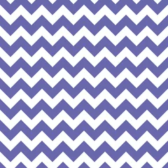 Wallpaper murals Very peri Color of year 2022 very peri seamless zig zag pattern, vector illustration. Chevron zigzag pattern with violet lines on white background. Abstract background for scrapbook, print and web
