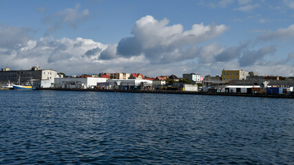 Fototapeta na wymiar view of the sea port in Hel