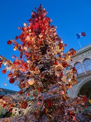 MENTON, FRANCE - DECEMBER 11 2021 - Santa Village open for christmas