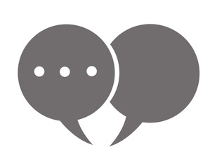 Speech bubble vector illustration