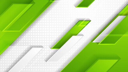 Green and grey hi-tech abstract design