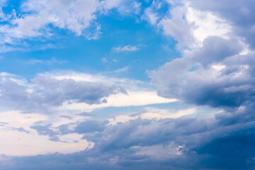 Dramatic cloud sky background Heawy rainy clouds Beautiful cloudscape