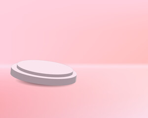 Podium for display It can be used as a banner to advertise products that look elegant.