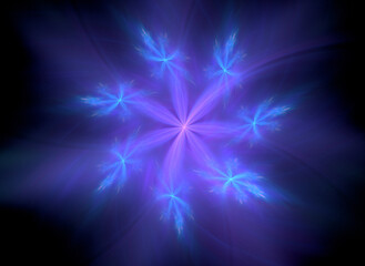 Symmetry abstract fractal