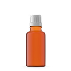 30ml 1 oz amber glass essential oil bottle