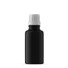 30ml 1 oz black glass essential oil bottle