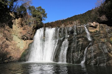 栃木県須烏烏山の龍門の滝
