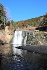 Fototapeta na wymiar 栃木県須烏烏山の龍門の滝