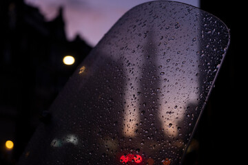 rainy weather in Amsterdam