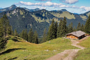 Fototapeta na wymiar Bavarian Alps, Rotwand, close to Munich, South Germany