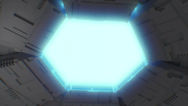 scifi space hatch open