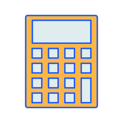 Calculator Vector icon which is suitable for commercial work and easily modify or edit it

