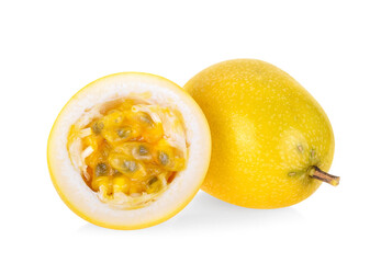 passion fruits isolated on white background