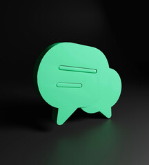 Message icon 3d illustration