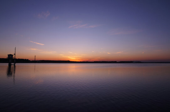 利根川の夕焼け1