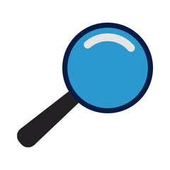 Icon Of Magnifier