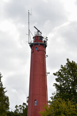 red lighthouse in the hel