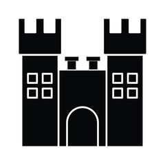 Castle Vector icon which is suitable for commercial work and easily modify or edit it

