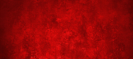 red background