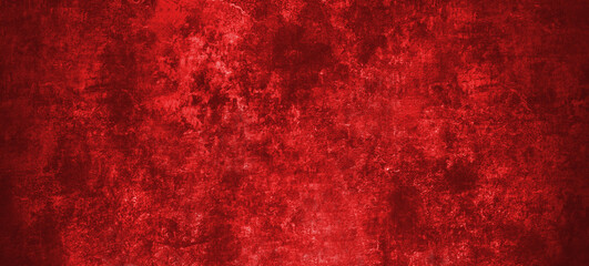 red background
