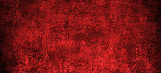 red background