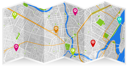 design map city gps 