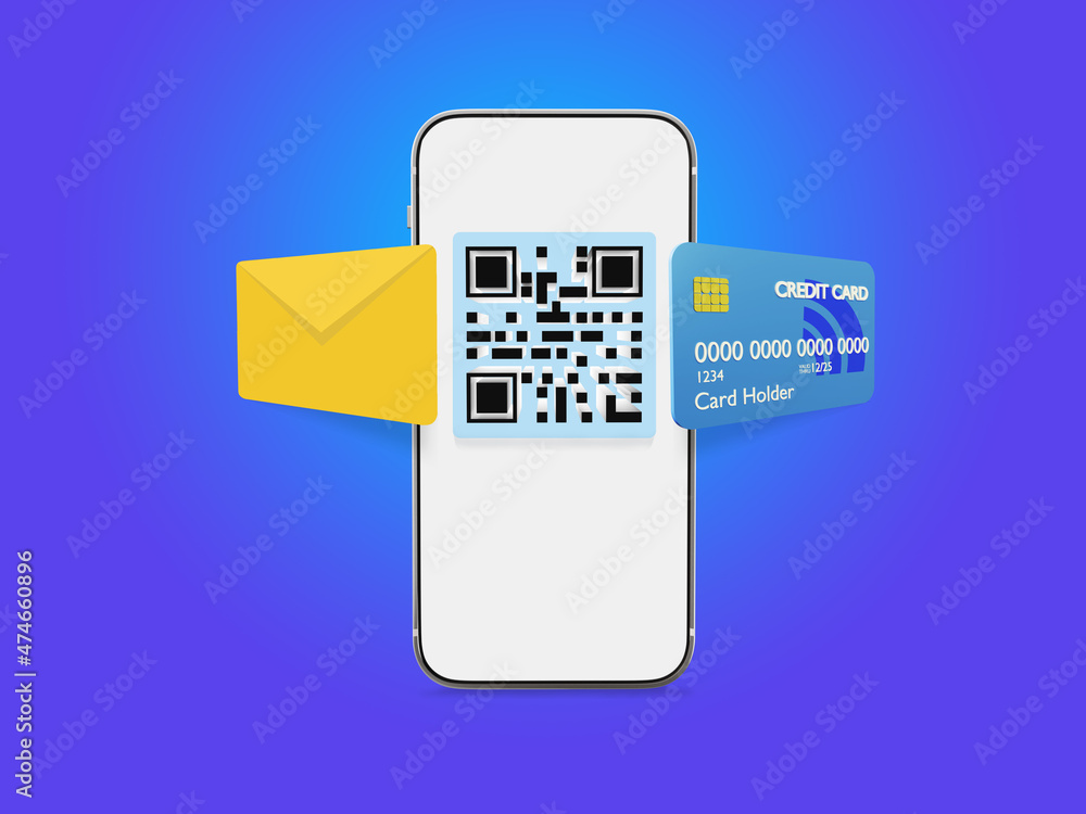 Aufkleber vaccination qr code in smartphone. compulsory vaccination against coronavirus. a mark about vaccinat