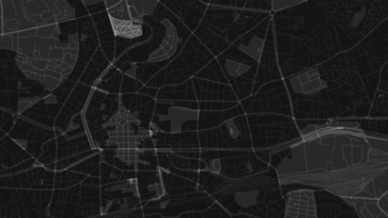 Fototapeta premium black and white map city of 