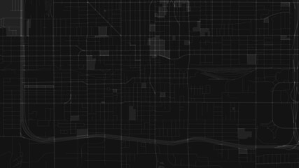 black and white map city of Phoenix