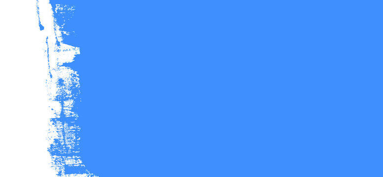 Blauer  Hintergrund mit Pinselkante