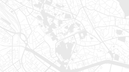 Digital web white map of Uznei