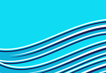 Simple background with waving lines pattern and some copy space area