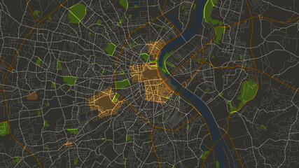 design art map original Bordeaux 