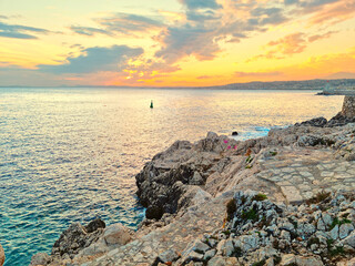 Landscape in the Cap de Nice, South of France