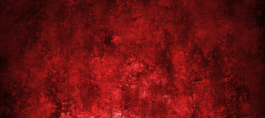 red background