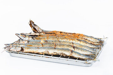 Japanese salt roasted black pepper autumn swordfish