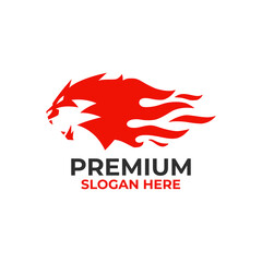 Fire Lion Logo Templates