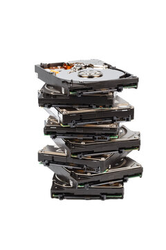 Pyramid of hard drives