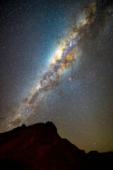 Milky Way seen from Fish River Canyon, Namibia