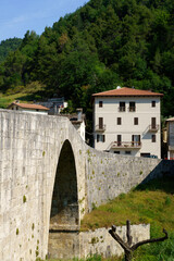 Fototapeta na wymiar Old Salaria road near Ascoli Piceno, Marche, Italy