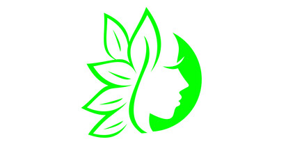 beauty and leaf logo 