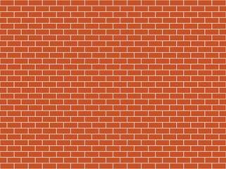 Seamless red brick wall background - Textured pattern for continuous repeating,Backdrop for decorating products for advertising or interior decoration.- Vector 