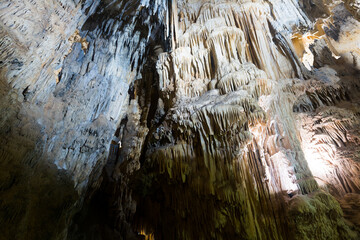 Picture of illuminated Grotte des Demoiselles in France, nature